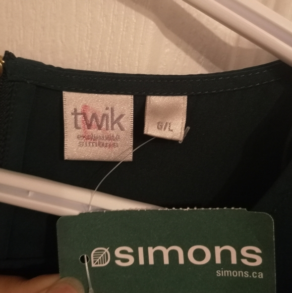 Long blouse dress with front pocket - Picture 6 of 6